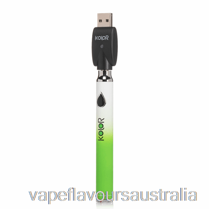 Vape Australia Leaf Buddi Kolor Twist Slim 650mAh Battery Green